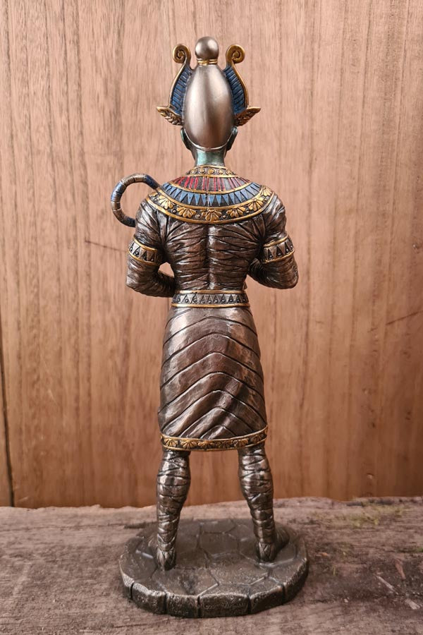Osiris Ägyptischer Gott der Unterwelt - handbemalt
