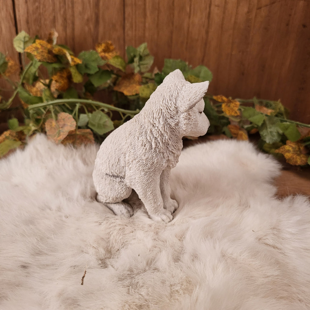 Polar Wolf Welpe - handbemalt