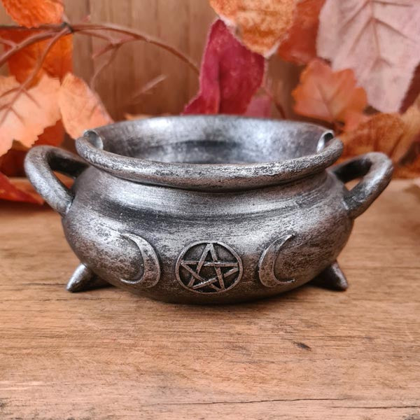 Incense Holder & Ashtray Witch's Cauldron - hand-painted