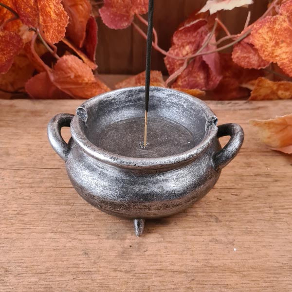 Incense Holder & Ashtray Witch's Cauldron - hand-painted