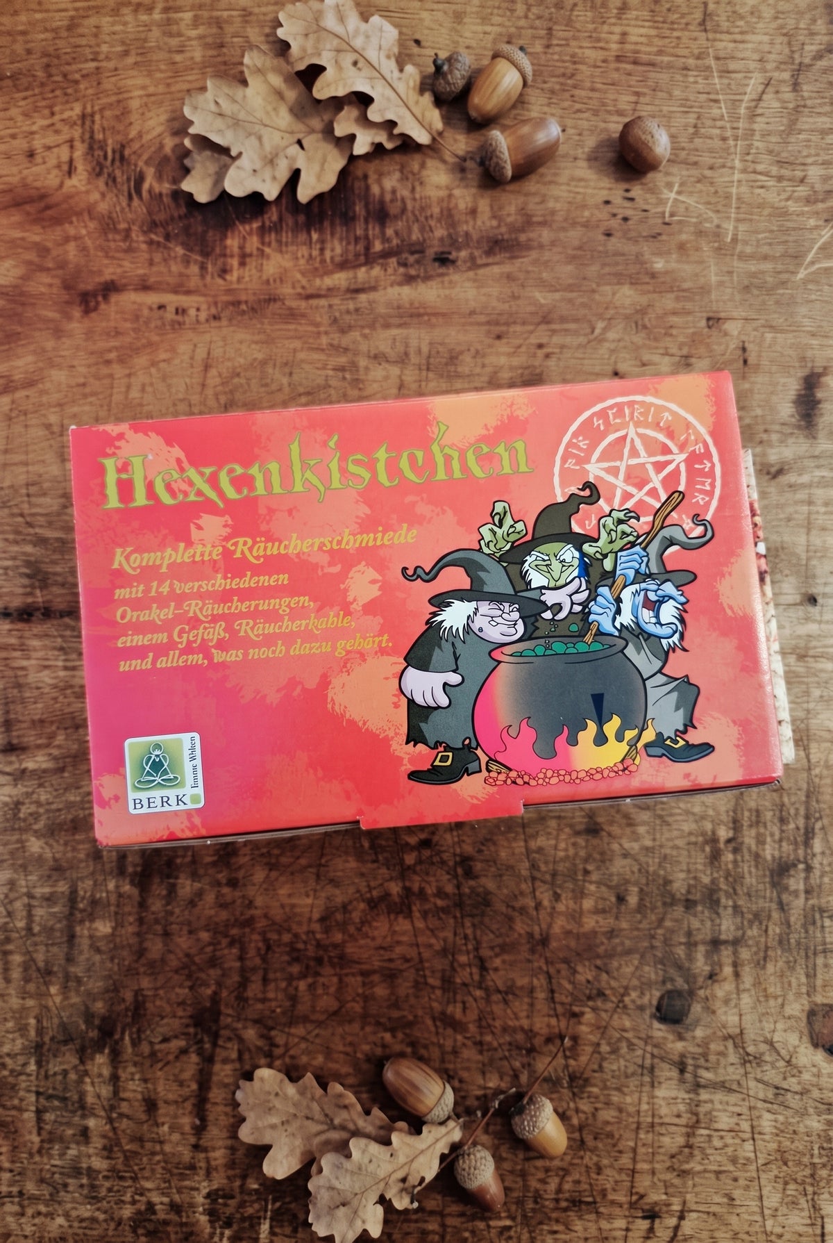 Räucherstarterset Hexenkistchen Box Frontansicht