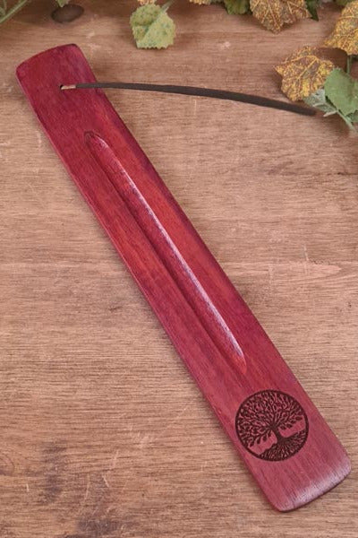 Räucherstäbchenhalter Yggdrasil aus Holz