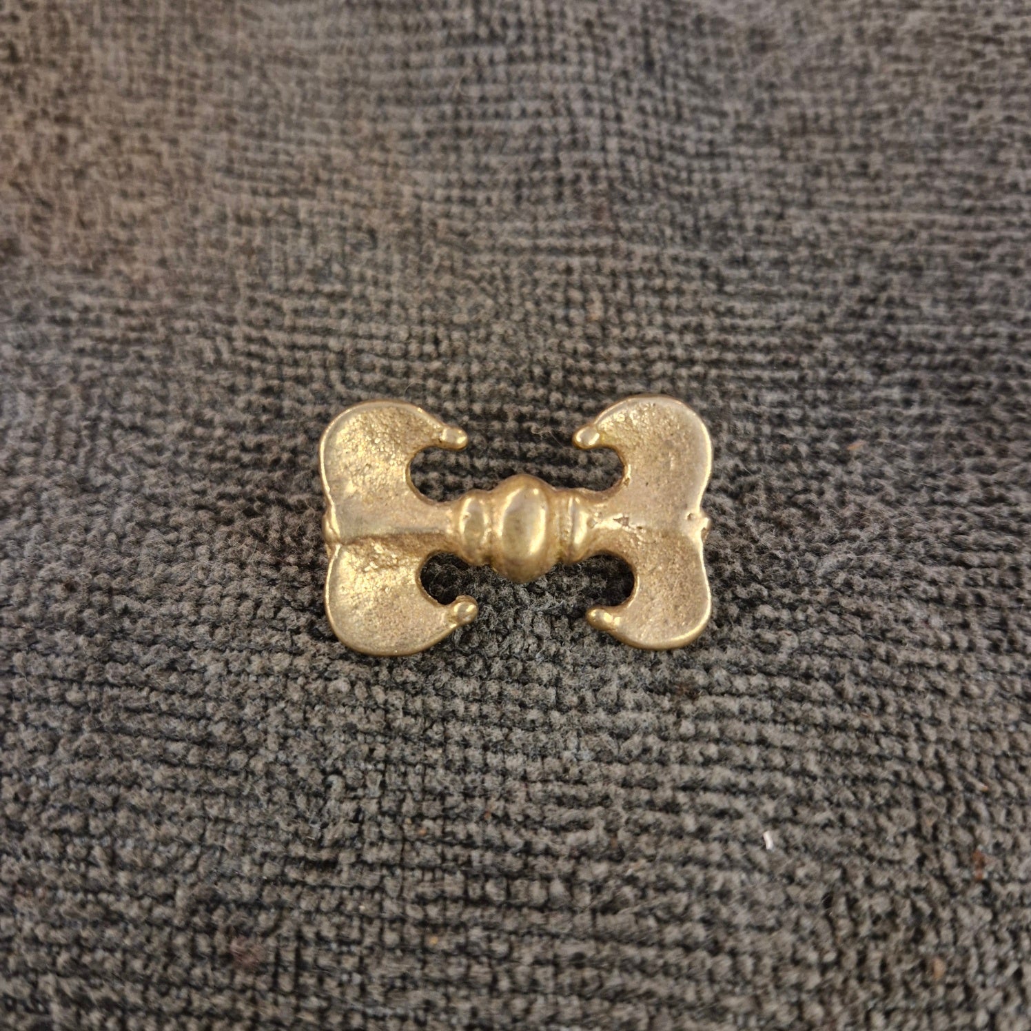 LARP Zierniet Doppellilie aus Messing