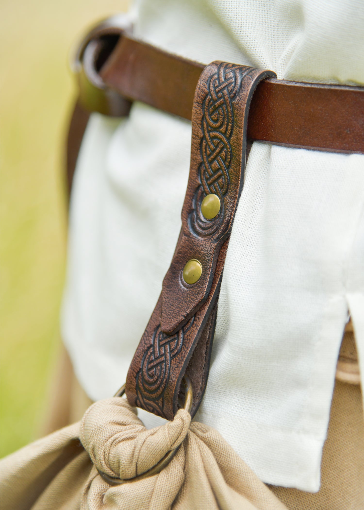 Rockzipfelhalter aus Büffelleder
