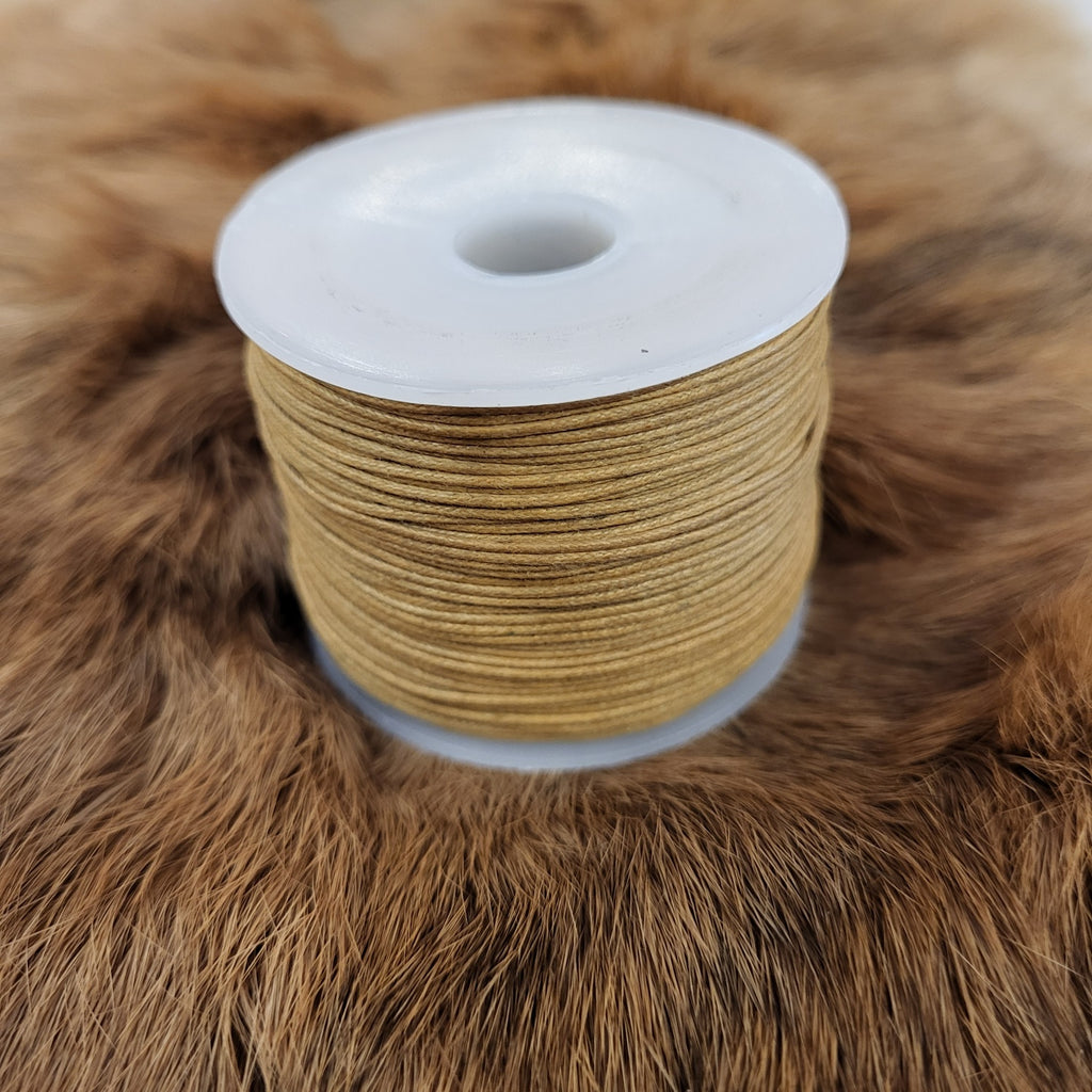 Saddle thread for DIY hand sewing made of cotton 0.7 mm 100m roll