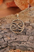 Serpent Amulet Auryn made of Bronze