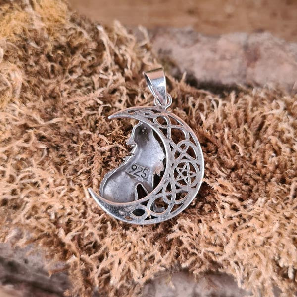 Schutzamulett Wolfsmond aus Silber