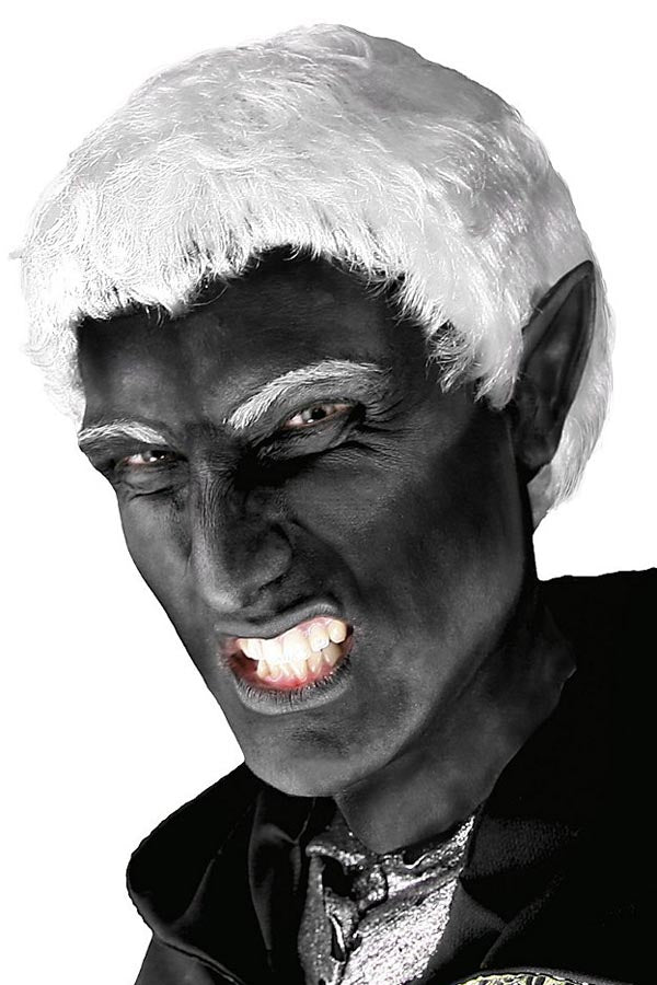Schwarz Profi Make-Up für LARP Fasching und Halloween