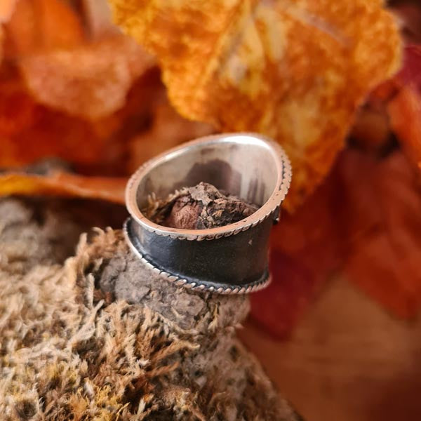 LARP Ring Hexenmeister aus Silber