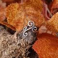 Silberring Spiralen