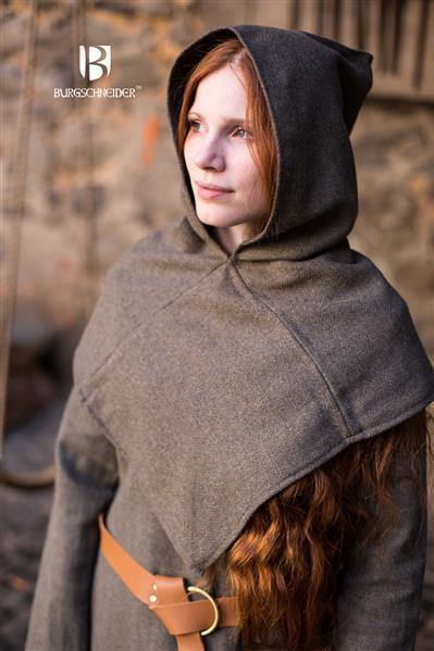 Skjoldehamn Hood Knud in herringbone pattern by Burgschneider