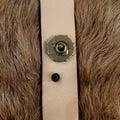 Late Medieval decorative rivet four-heart for 2 cm straps