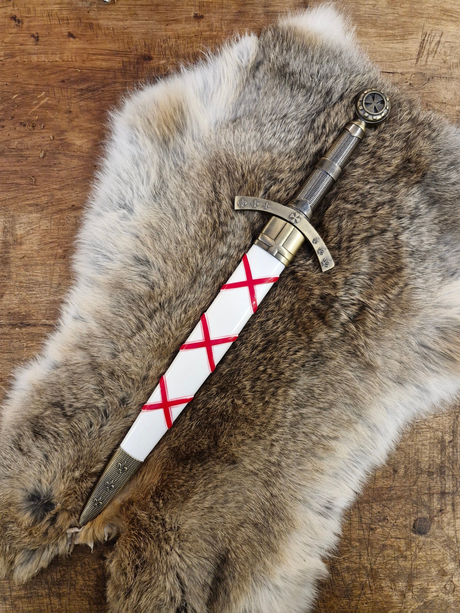Templar Dagger Grand Master with Scabbard - Decoration