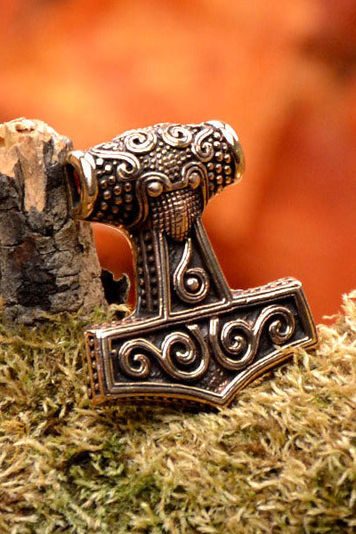 Thor's Hammer Einherjar in Bronze