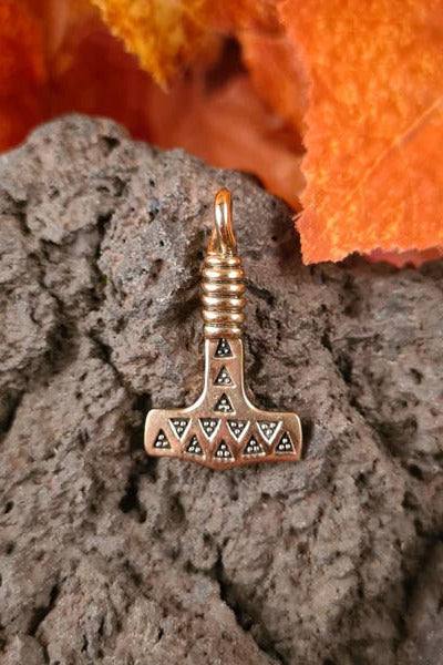 Thor's Hammer Falster in bronze - replica