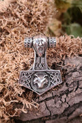 Thor's Hammer Norseman in Silver