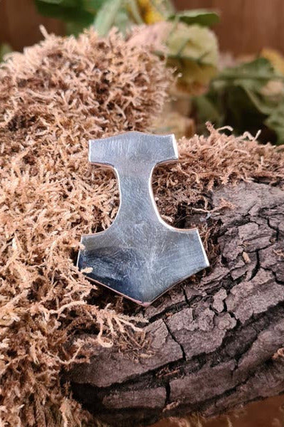 Thor's Hammer Norseman in Silver