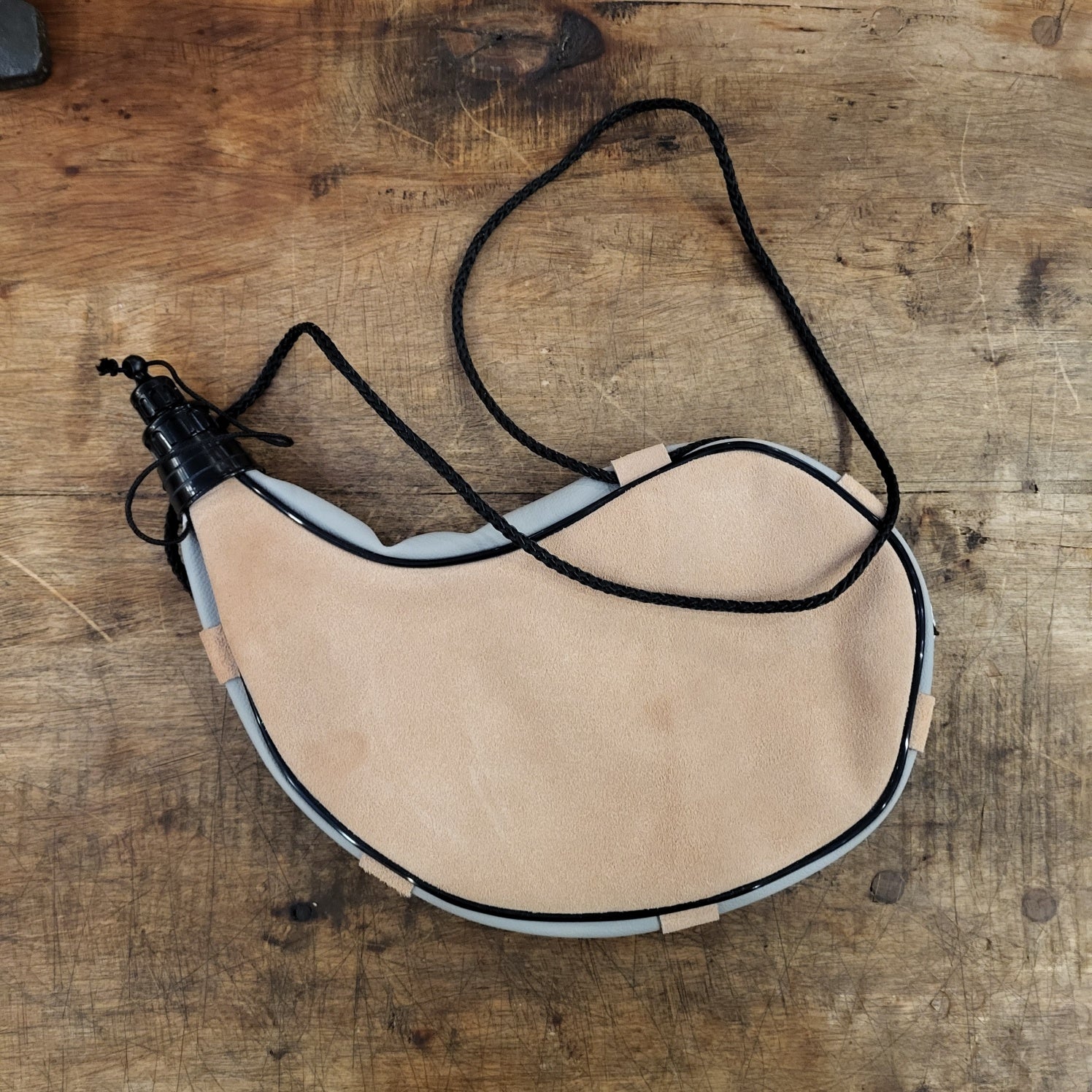 Leather drinking tube