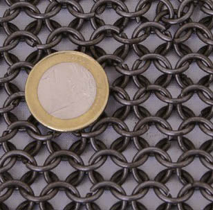 Medieval Chainmail Hauberk 8 mm Round Ring - Butted