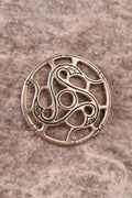 Vendelzeit Scheibenamulett Gotland aus Bronze - Replik
