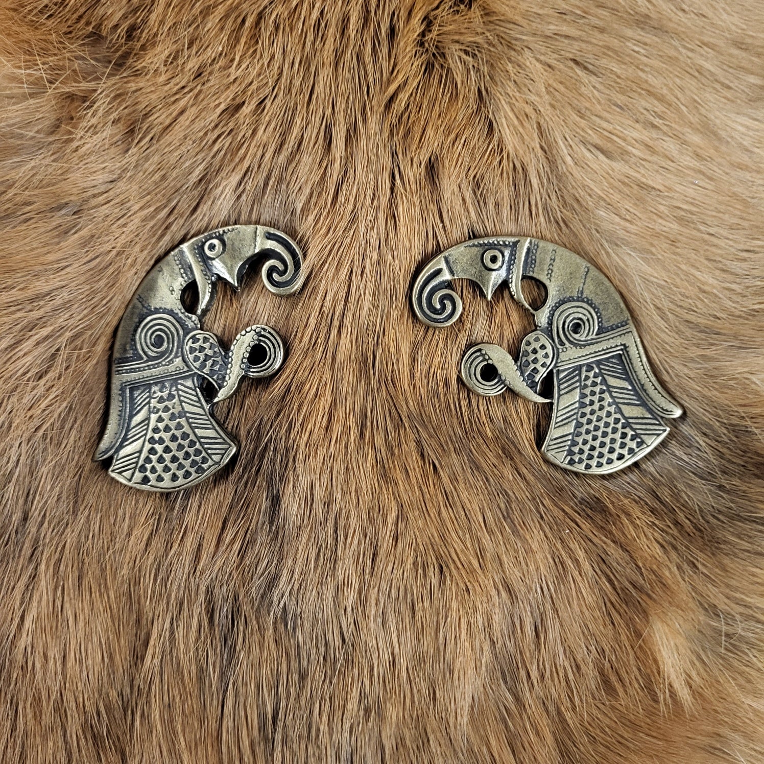Vendel Period Decorative Rivet Wotan's Ravens (Pair)