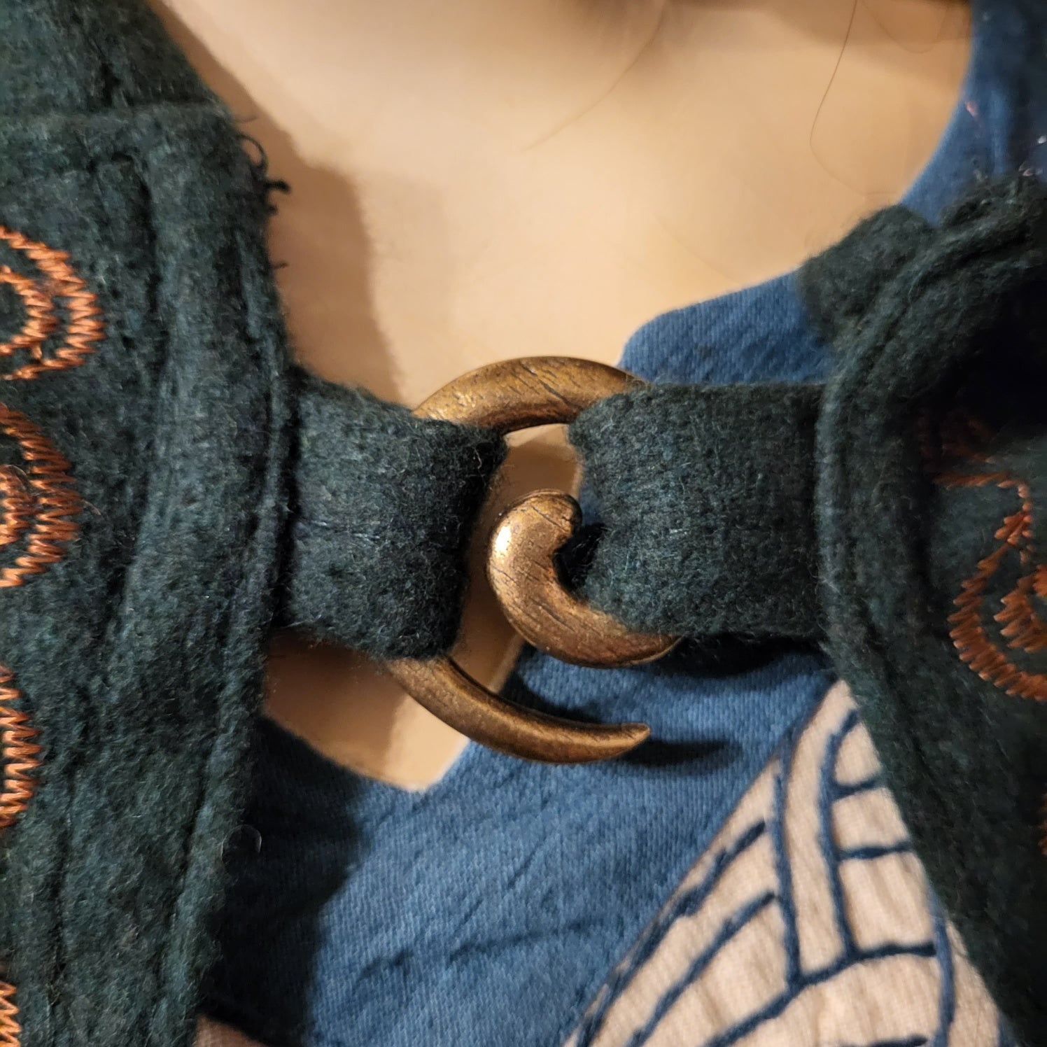 LARP Verschlusshaken Spirale für Umhänge