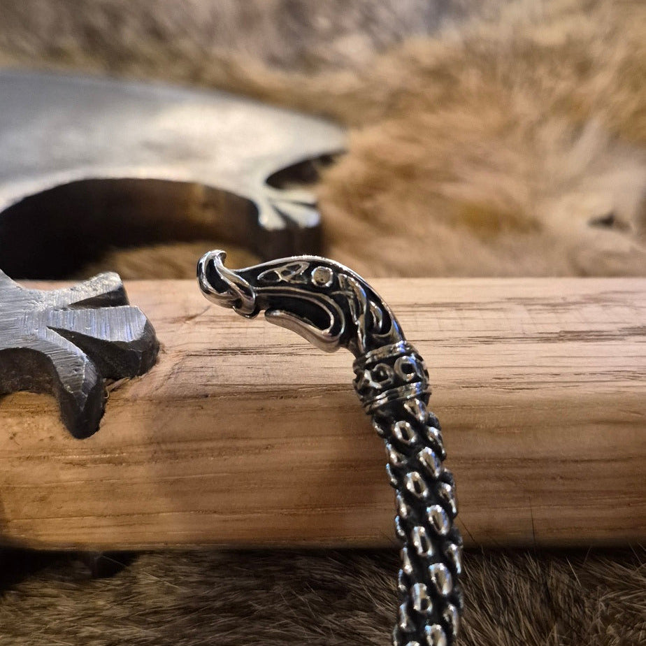 Viking Armreif Lothbrok Edelstahl - Der perfekte Armschmuck für wahre Wikinger-Fans