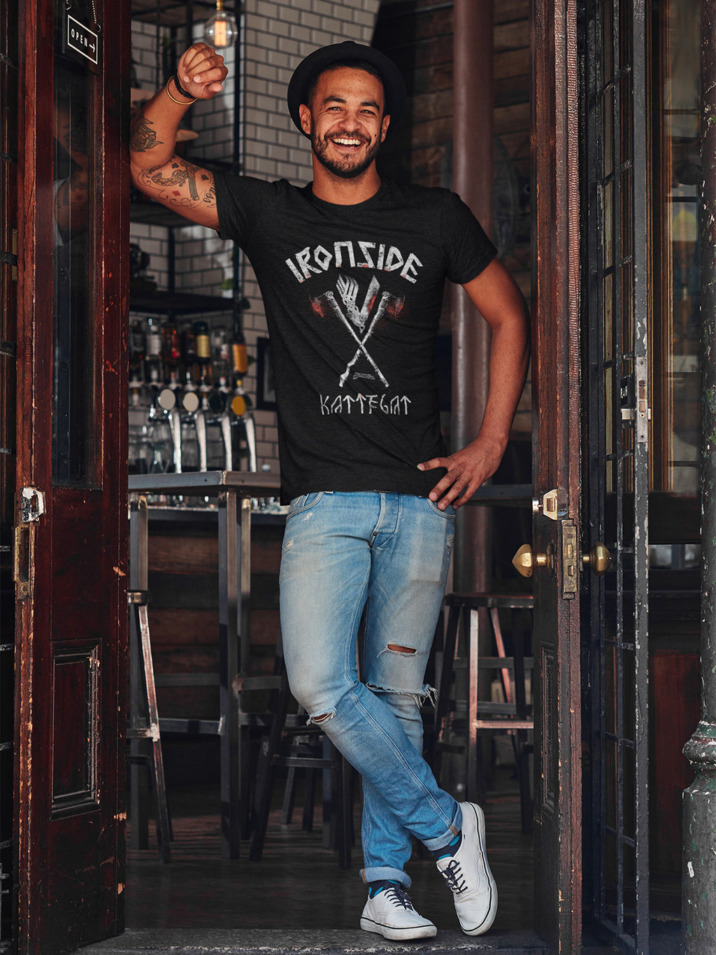 Vikings T-Shirt Ironside schwarz