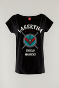 Vikings Lagertha Shield Maidens Shirt schwarz