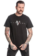 Vikings T-Shirt Welcome to Valhalla black