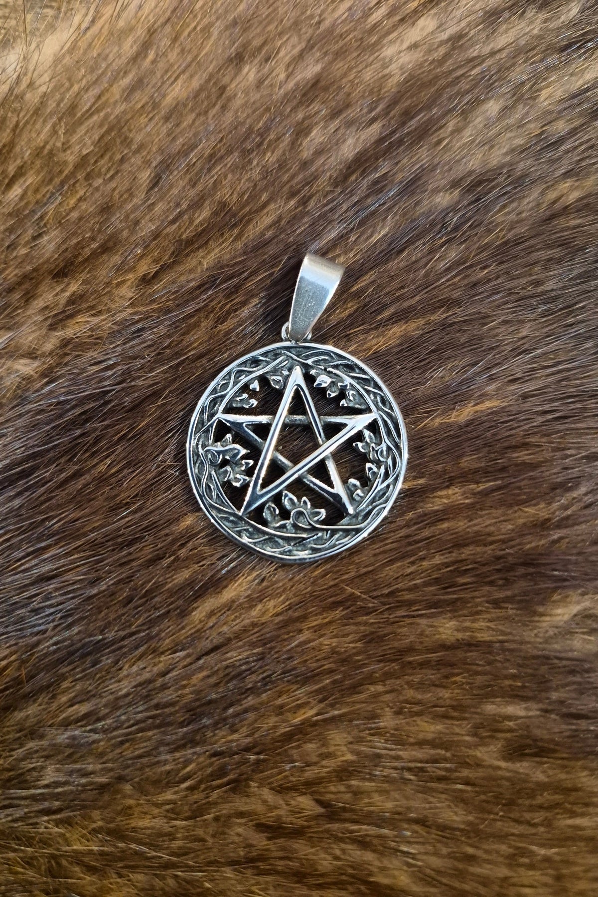 Wicca Amulett Pentagramm aus Edelstahl