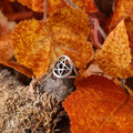 Wicca Schutzring mit Pentagramm aus Silber