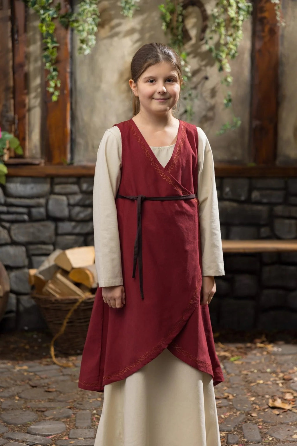 Wrap dress for children by Burgschneider