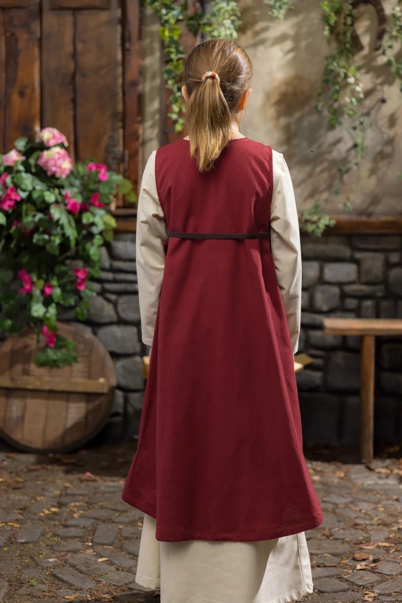 Wrap dress for children by Burgschneider