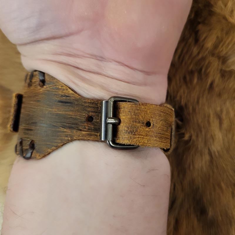 Wikinger Armband aus Leder