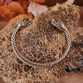 Viking Bracelet Gripping Beast in Oseberg Style, Bronze