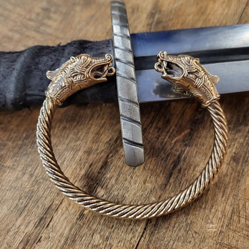 Wikinger Armreif Haithabu aus Bronze