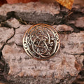 Wikinger Brosche im Urnes-Stil aus Bronze - Einzelstück