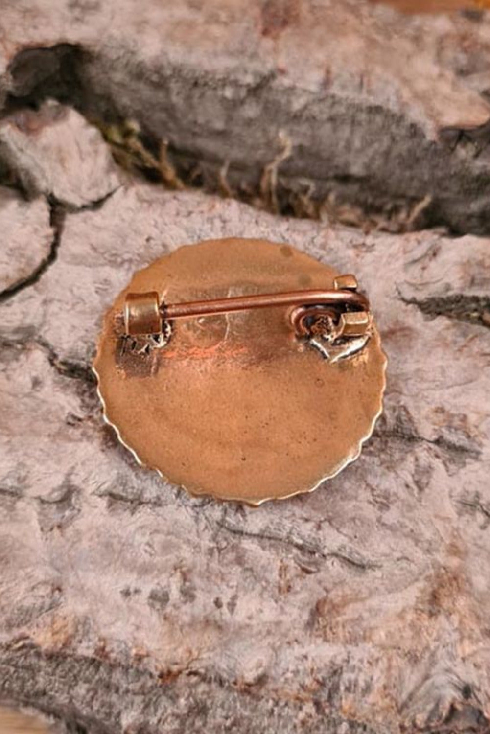Asatru Brosche Vegvisir aus Bronze