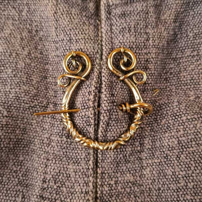 Wikinger Fibel Birka im Urnes-Stil aus Bronze