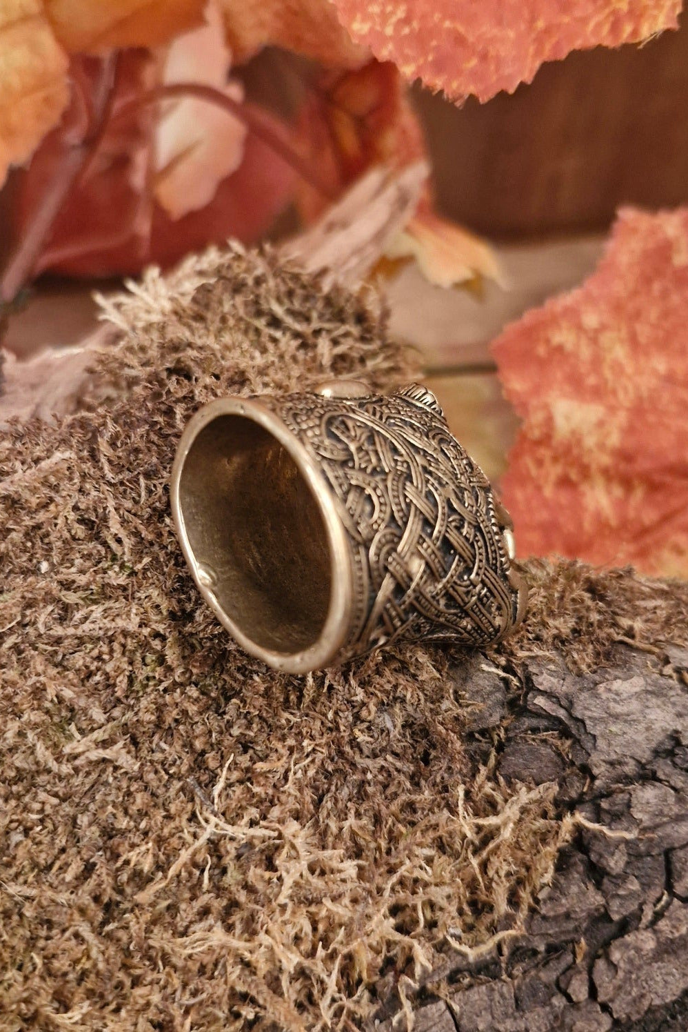 Wikinger Griffabschluss/Endstück Oseberg aus Bronze für DIY Messerbau