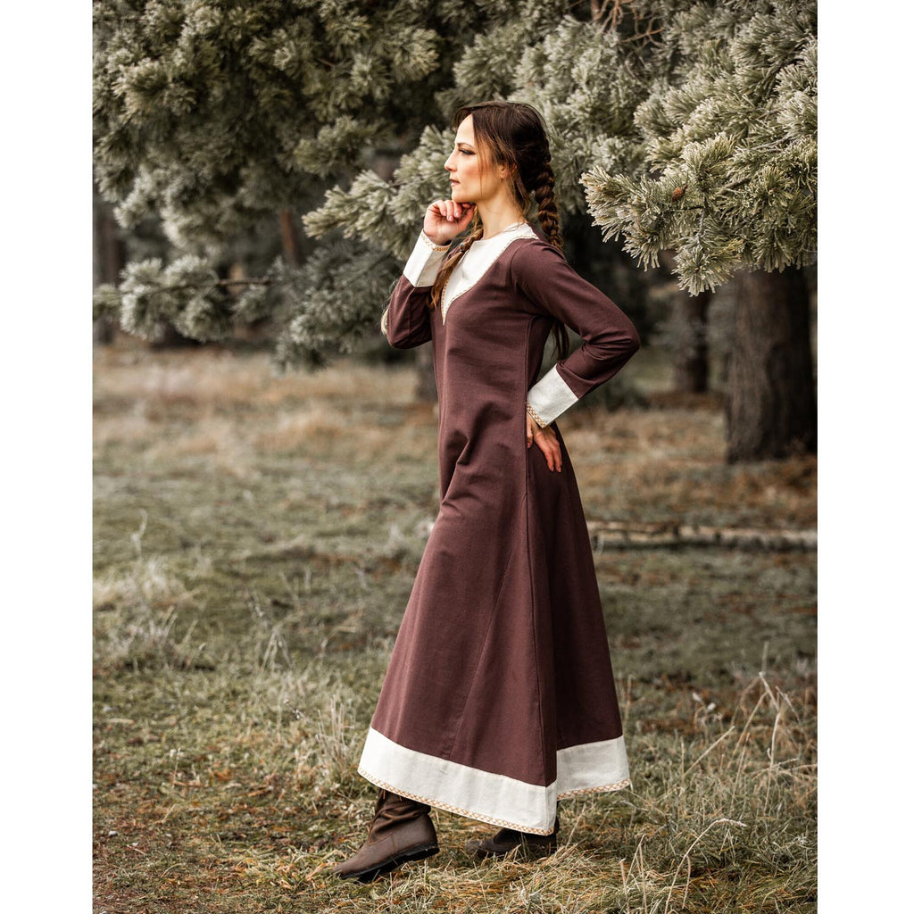 Wikinger Kleid zweifarbig