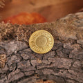 Wikinger Münze Raben Penny aus Messing - Replik