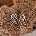 Viking Earrings Moesgard Mask in Bronze