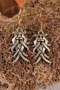 Wikinger Ohrringe Moesgard Maske aus Bronze