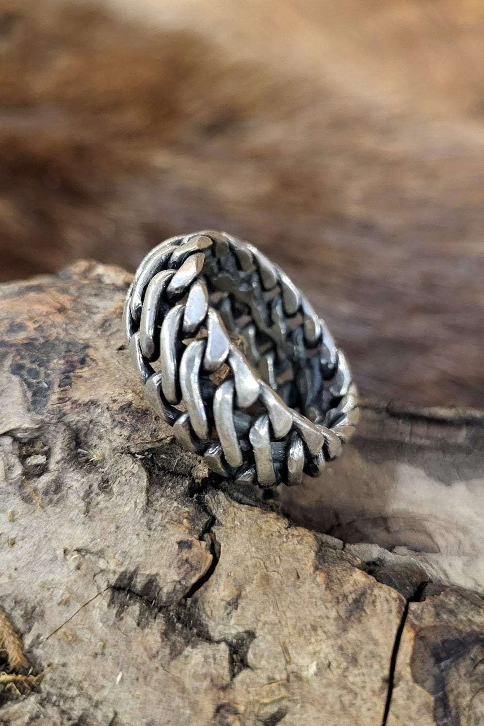 Viking Ostentatious Ring Ragnar made of Silver