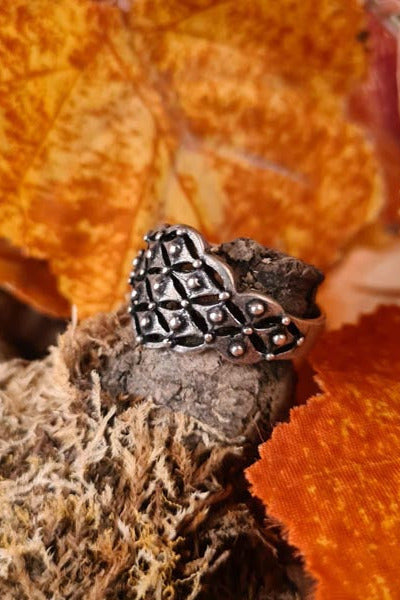 Wikinger Prunkring aus Silber