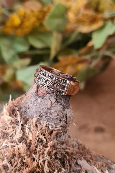 Wikinger Ring Grimhild aus Bronze