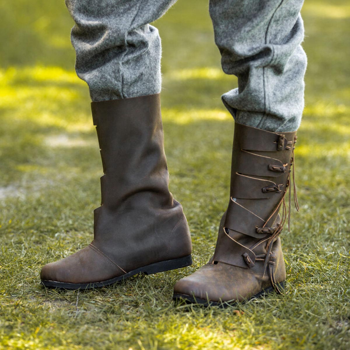 Viking boots Rollo made of nubuck leather