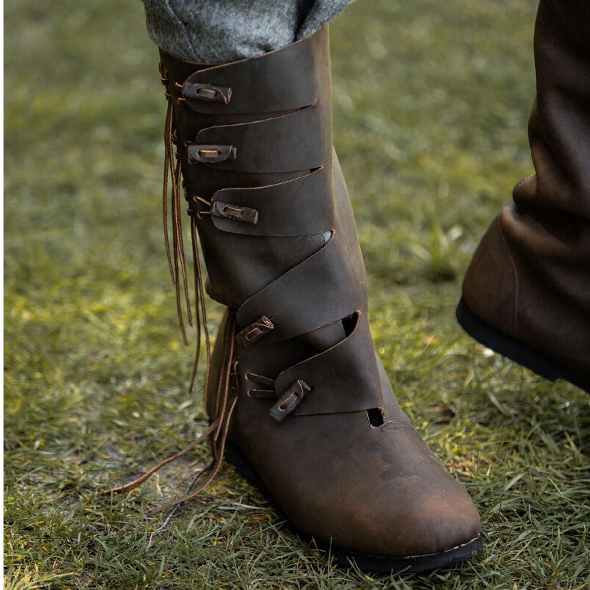 Viking boots Rollo made of nubuck leather